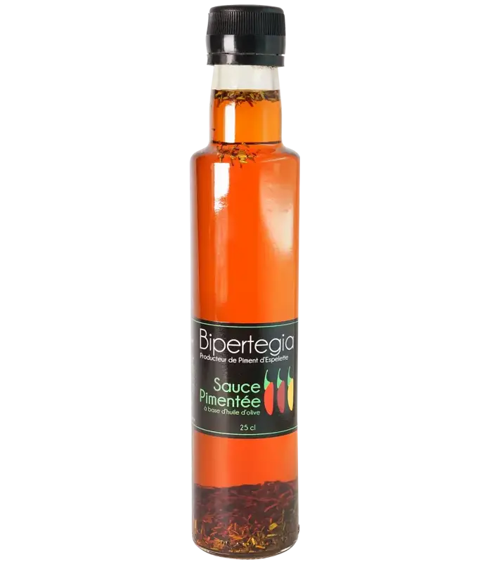 Sauce pimentée à base d’huile d’olive