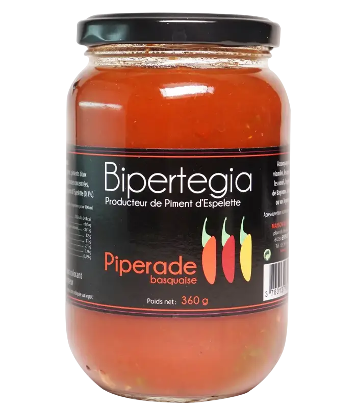 Piperade basquaise au piment d'Espelette