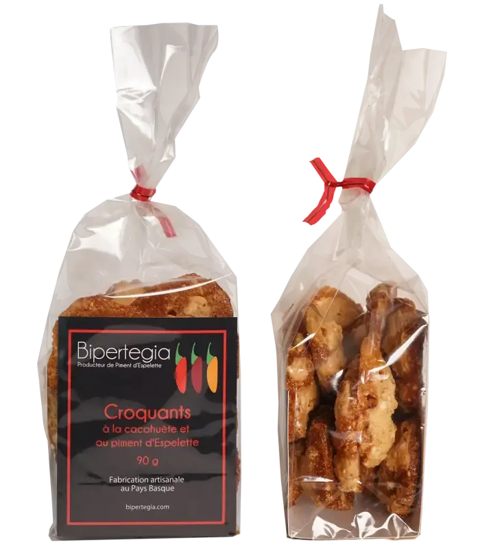 Croquants à la cacahuète et au piment d'Espelette 90g