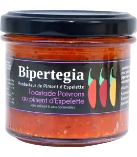 Toastade Poivrons au Piment d'Espelette