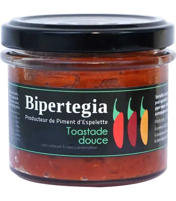 Toastade douce au piment d'Espelette