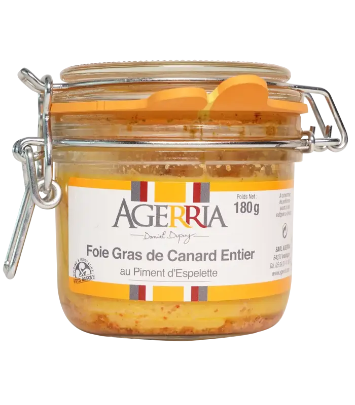 Foie Gras de canard entier au piment d'Espelette