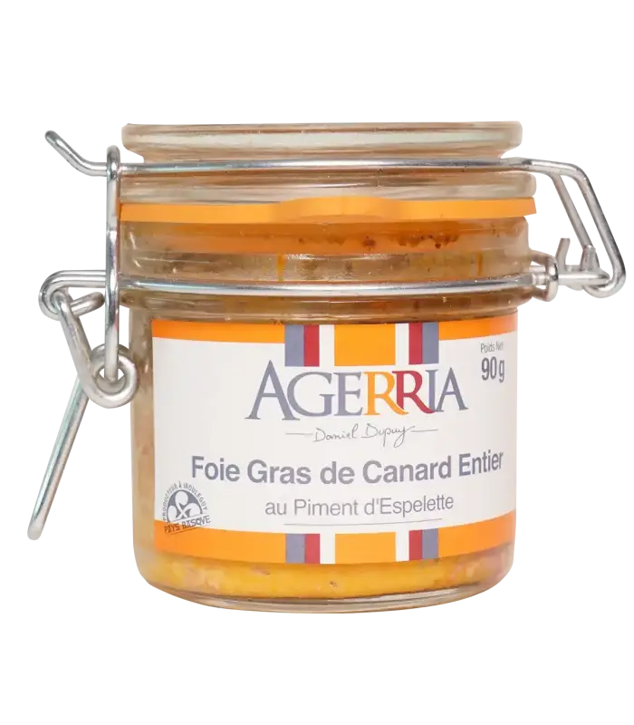 Foie Gras de canard entier au piment d'Espelette